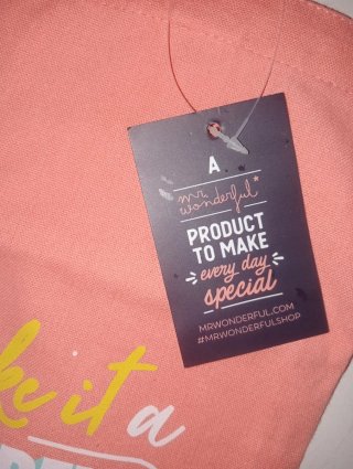Bolso Tote Mr. Wonderful Rosa