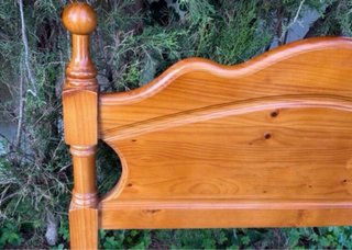 Cabecero madera cama 90