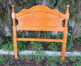 Cabecero madera cama 90