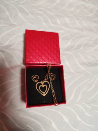 Conjunto Corazón Acero