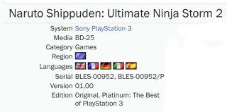 Naruto Shippuden Ultimate Ninja Storm 2 - PS3 🇪🇺