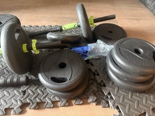 Set de Pesas 30KG Mancuernas Ajustables + 2 steps