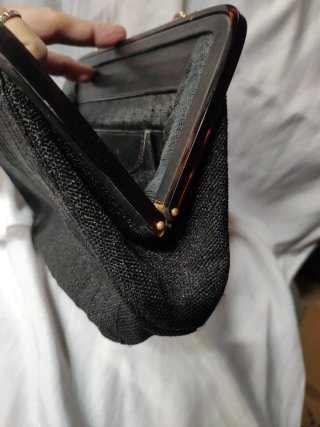 Borsetta vintage con chiusura gioiello