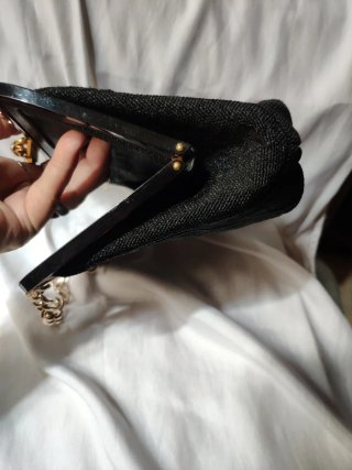 Borsetta vintage con chiusura gioiello