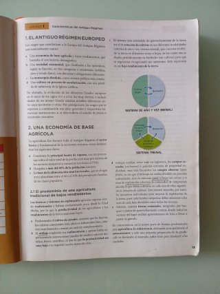 Historia del mundo contemporáneo, 1 BACHILLERATO