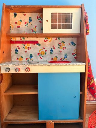 Cocinita de madera para jugar