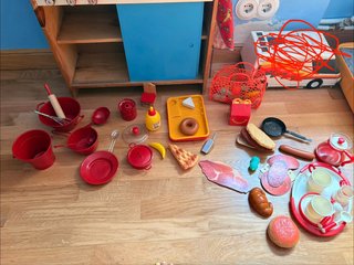 Cocinita de madera para jugar