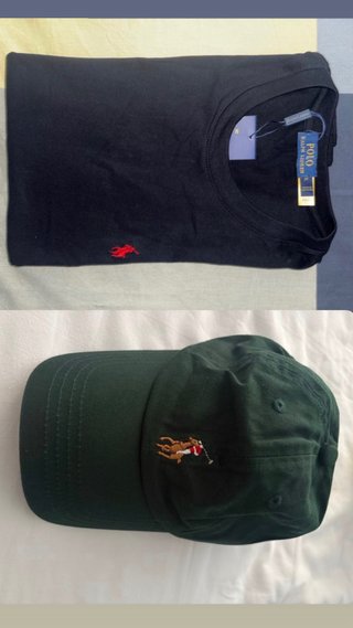 Lote Camiseta y Gorra Polo Ralph Lauren Talla L