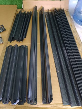 Arebos 2 estanterías de 180x90x40 de carga pesada