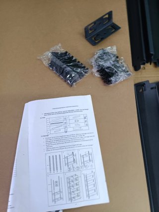 Arebos 2 estanterías de 180x90x40 de carga pesada
