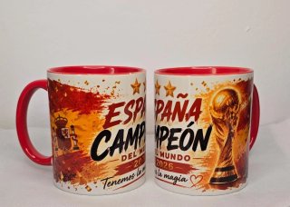 Tazas España Campeón del Mundo 2026