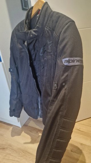 Chaqueta Moto Alpinestars Drystar Negra Talla M