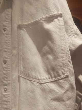 Sobrecamisa Zara Blanca Rota