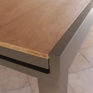 Tavolo da Esterno Allungabile Alluminio e Polywood