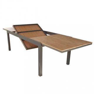 Tavolo da Esterno Allungabile Alluminio e Polywood