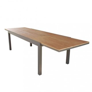 Tavolo da Esterno Allungabile Alluminio e Polywood