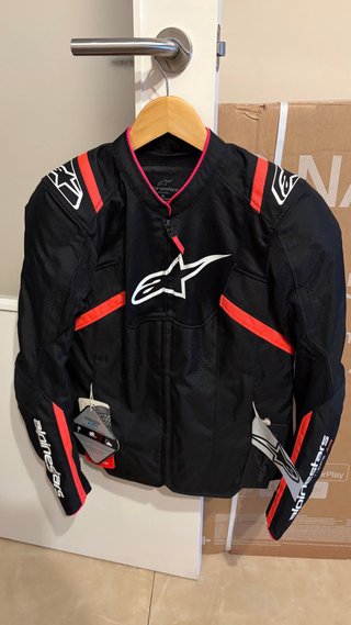 Chaqueta Moto Alpinestars Negra Talla L