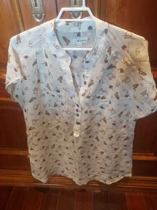 Camisa Bershka Estampada Talla L