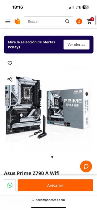 Intel i9 13900K + Placa Base Asus Prime Z790