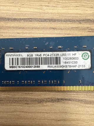 2 memoria RAMAXEL 8GB PC4-2133R-UA0-11 HF