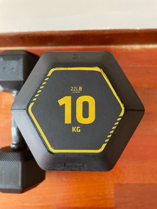 Pareja Mancuernas Hexagonales Corength 10 kg