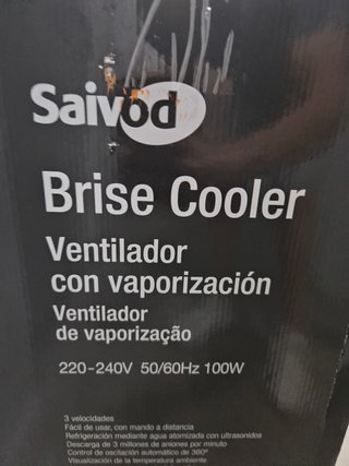 Potente Ventilador SAIVOD con vaporización