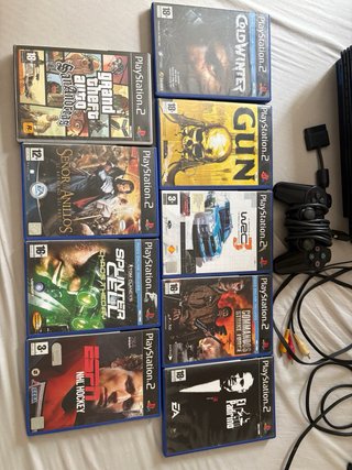 Consola PlayStation 2 Fat Negra