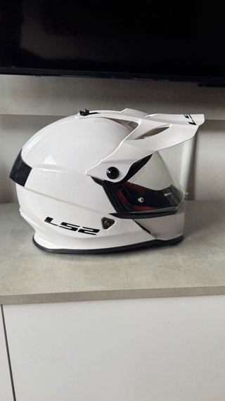 Casco LS2 Pioneer Cross Blanco - L