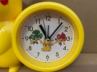 Reloj despertador Pikachu