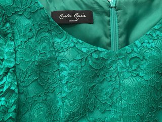 Vestido fiesta Carla Ruano verde