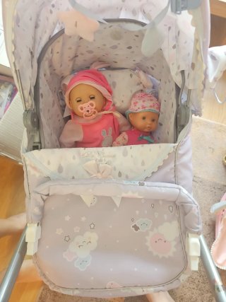 SOLO HOY!! Carrito de muñecas 2 en 1.