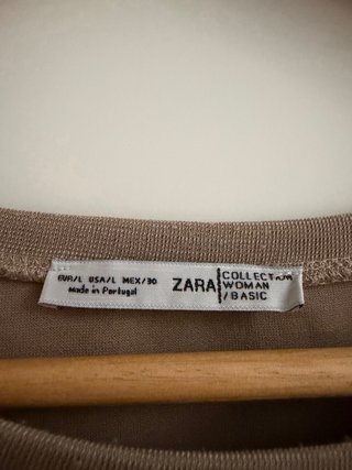 Camiseta marrón manga corta