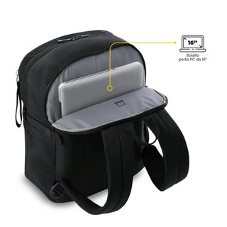 Mochila Totto Easy Salute Negra