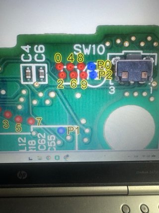 Bisagra y botón cambio pantalla Gameboy Macro