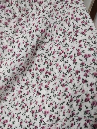 Vestido corto floral estampado parisino verano