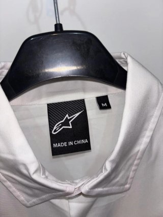 Camisa Moto GP Alpinestars Blanca
