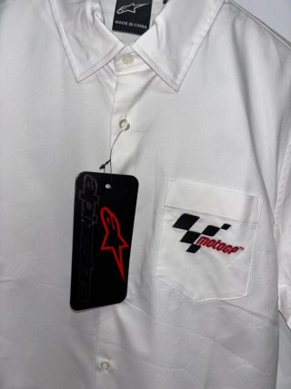 Camisa Moto GP Alpinestars Blanca
