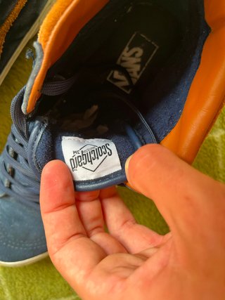 Zapatillas Vans SK8-Hi Azul y Naranja