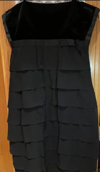 Vestido Carolina Herrera Seda Negro