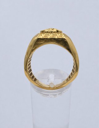 Anillo Sello Oro 18K Medusa Versace