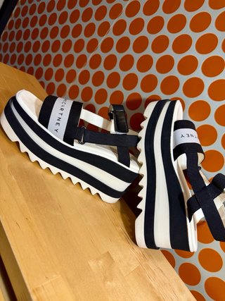 Sandalias Stella McCartney Plataforma Rayas