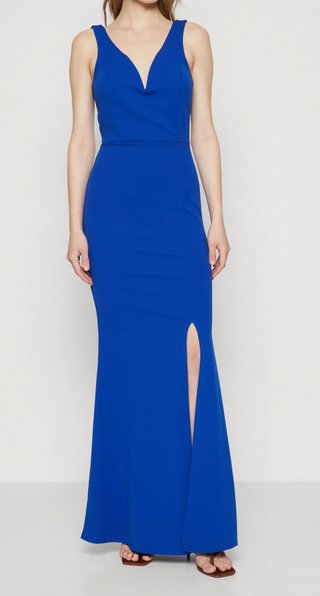 Vestido fiesta Wal G electric blue