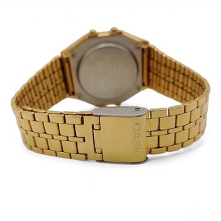 RELOJ CASIO WR A158WE DORADO CAJA