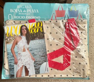 Bolsa playa diseñada por Rocío Osorno sin estrenar