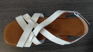 Sandalias Merissell Piel Blancas
