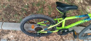 Bicicleta niño Rockrider ST500 20pulgadas Amarillo