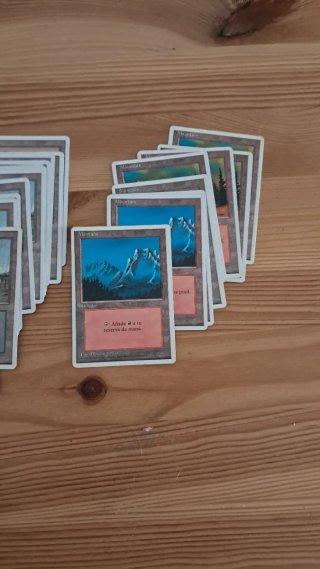Lote Cartas Magic: Tierras Básicas 4a edición