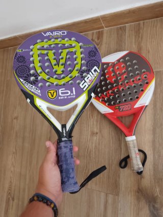 Pack 2 Palas de Padel Vairo y Artengo