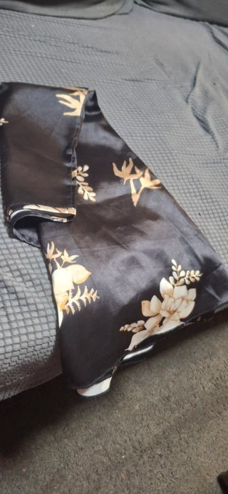 Camisón satén corto-- estampado