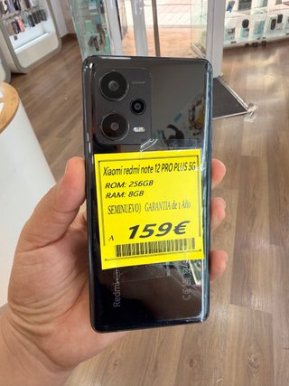 Xiaomi Redmi Note 12 Pro+ 5G 256GB Negro